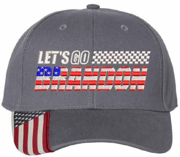 Let's Go Brandon Embroidered Adjustable USA300 Hat Racing Let's Go Brandon Hat