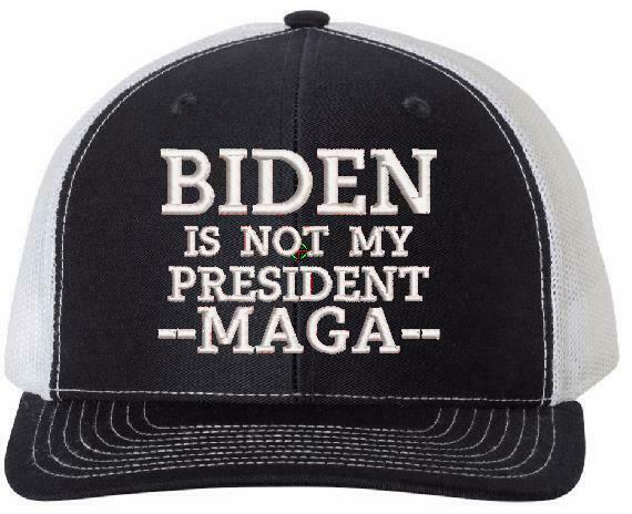 Joe Biden Not My President USA300/Richardson 112 Adjustable Hat Biden Harris Hat