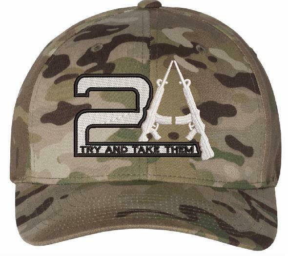 2nd Amendment TRY AND TAKE THEM Flex Fit Embroidered Hat - Various Sizes