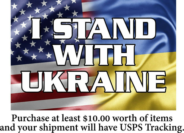 I stand with Ukraine USA/UKRAINE Decal sticker/Automotive Magnet Various Sizes