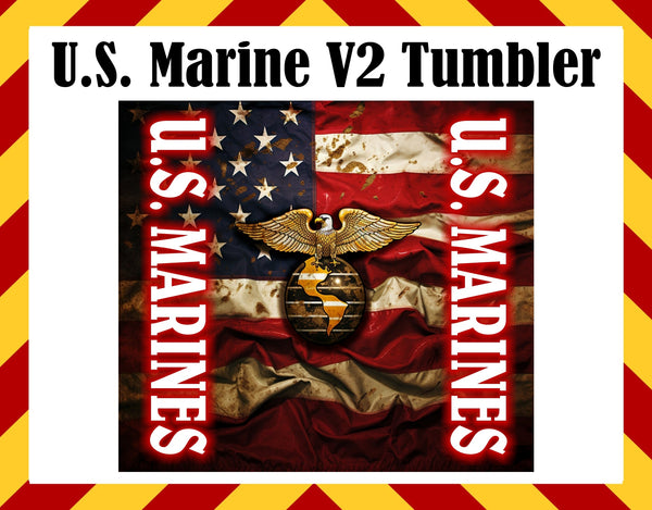 Marine Corp Marine Side Tumbler