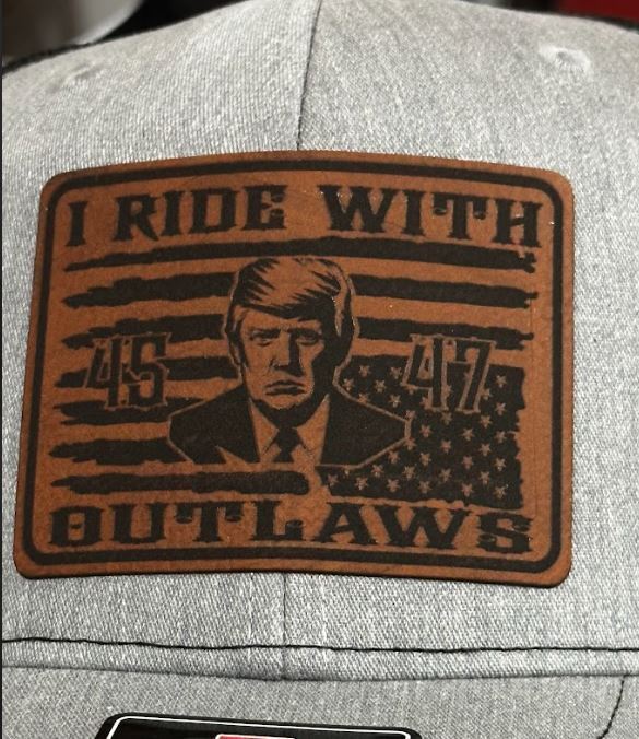 Trump 2024 I'm Voting for the Felon "RIDING WITH OUTLAWS" Richardson 112 HG Hat