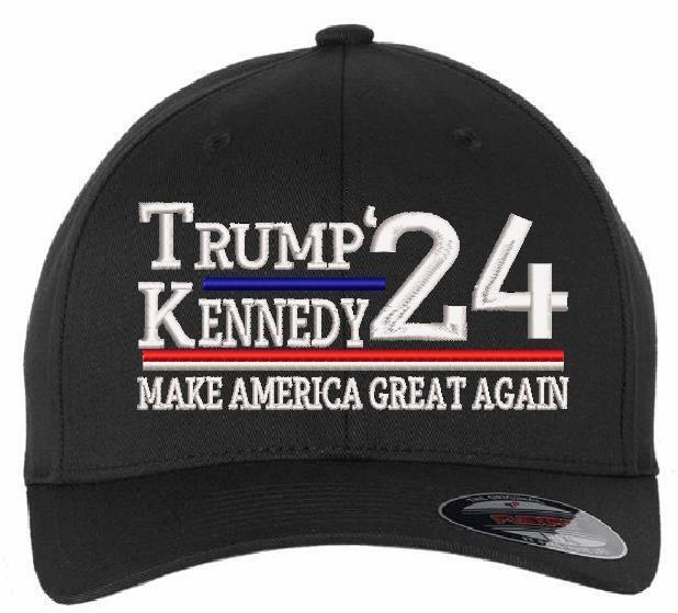 Trump Kennedy Jr 2024 Embroidered Flex fit or Adjustable Hat Trump Hat MAGA