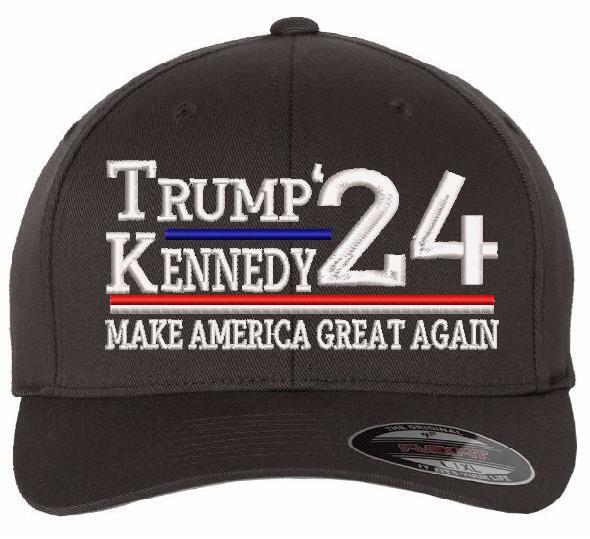 Trump Kennedy Jr 2024 Embroidered Flex fit or Adjustable Hat Trump Hat MAGA