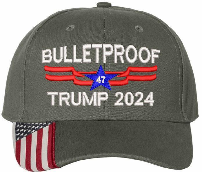 Trump Bulletproof Embroidered Hat - USA300 Adjustable Hat - MAGA Save America