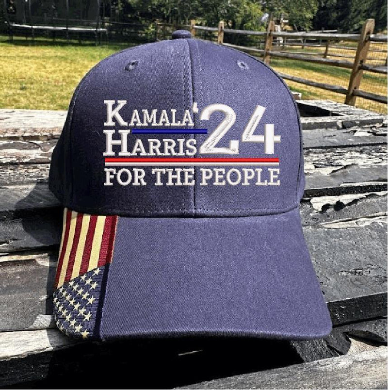 Kamala 2024 Hat Embroidered USA300 Adjustable Hat Kamala Harris President 2024