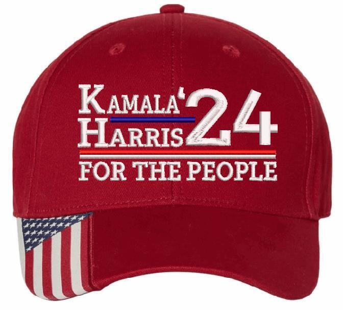 Kamala 2024 Hat Embroidered USA300 Adjustable Hat Kamala Harris President 2024