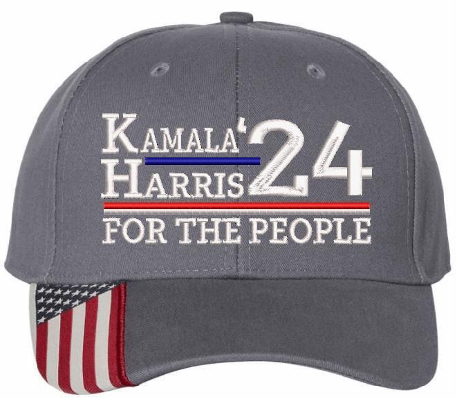 Kamala 2024 Hat Embroidered USA300 Adjustable Hat Kamala Harris President 2024