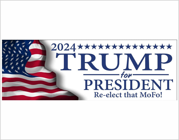 Trump for President Bumper Sticker Trump 2024 MAGA Make America Great