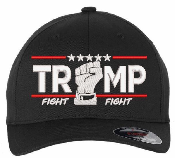 Trump Bulletproof Fight for America Embroidered Flex Fit Hat - MAGA Trump 2024