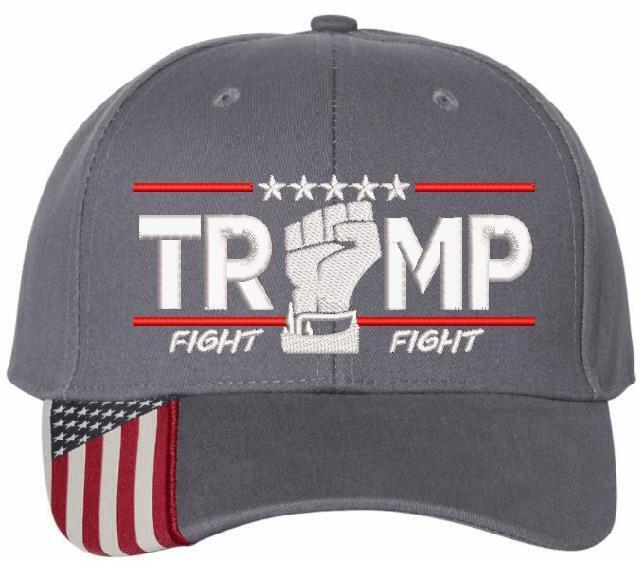 Trump Bulletproof Fight for America Embroidered Adjustable Hat USA300 OutdoorCap