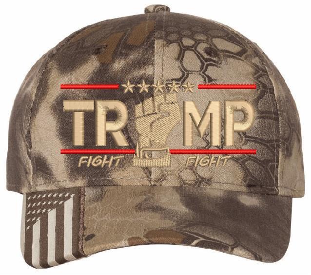 Trump Bulletproof Fight for America Embroidered Adjustable Hat USA300 OutdoorCap