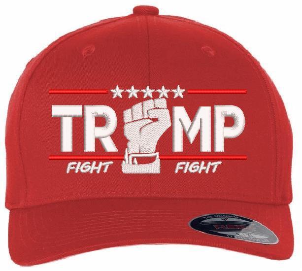 Trump Bulletproof Fight for America Embroidered Flex Fit Hat - MAGA Trump 2024