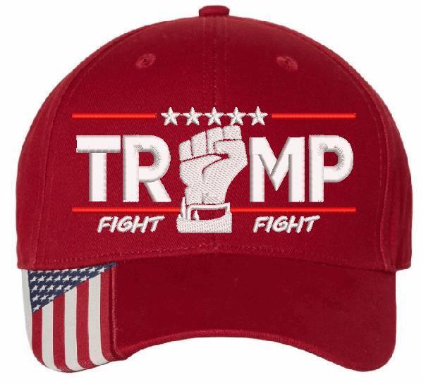 Trump Bulletproof Fight for America Embroidered Adjustable Hat USA300 OutdoorCap