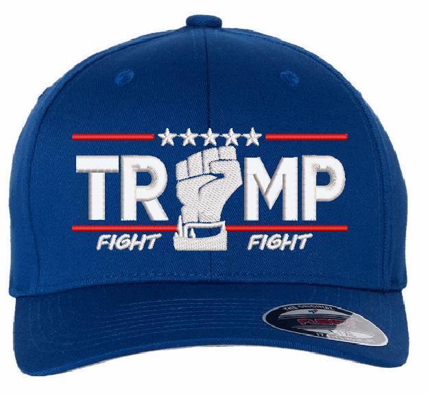 Trump Bulletproof Fight for America Embroidered Flex Fit Hat - MAGA Trump 2024