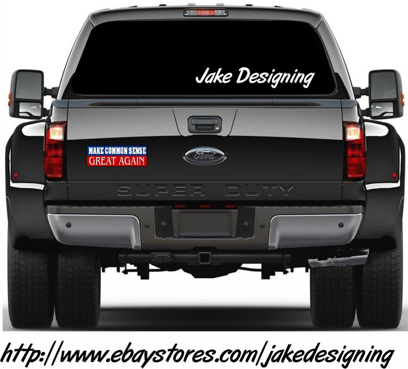 Trump Sticker - Make Common Sense Great Again Window/Bumper Sticker