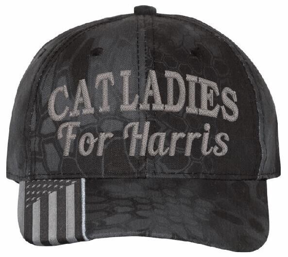 Dog Moms for Harris Hat Vote Kamala Harris 2024 Embroidered Kryptek Typhoon Hat