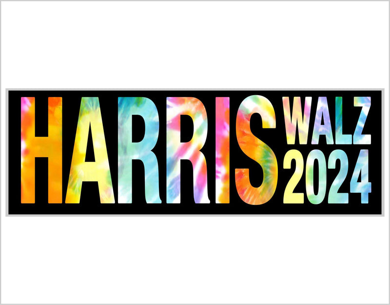 Harris Walz 2024 Bumper Sticker Colorful Vote Harris Sticker or Magnet