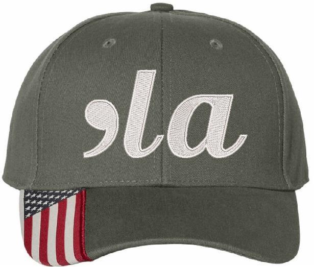 Comma LA Hat, kamala harris hat , Comma + La, kamala harris Embroidered Cap USA300 Olive