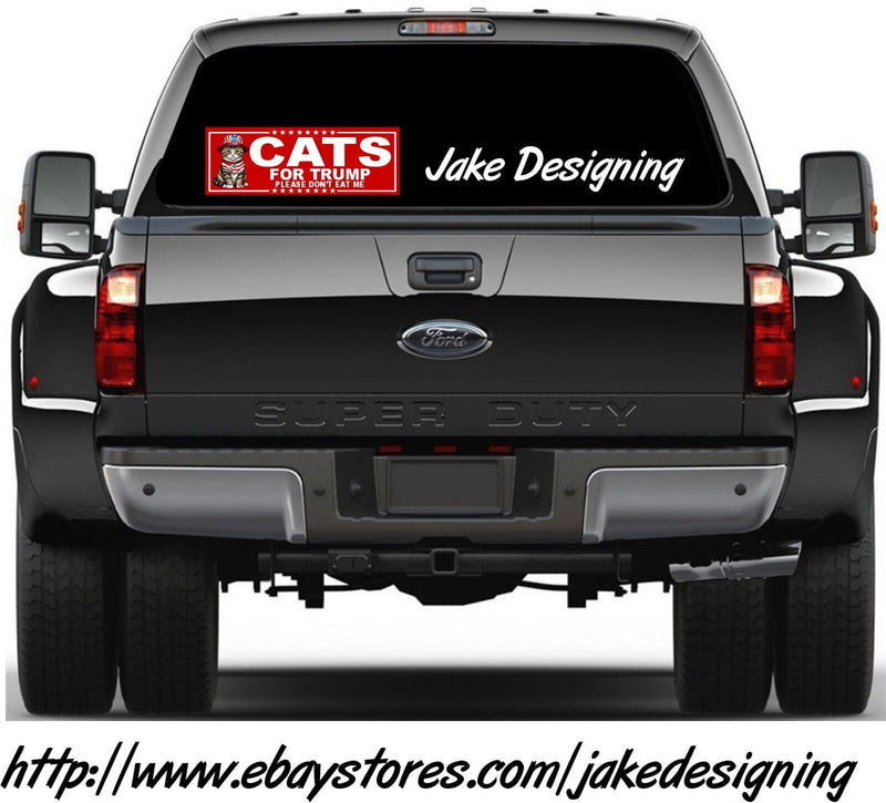 Political Bumper Sticker - Cats for TMP Bumper Sticker