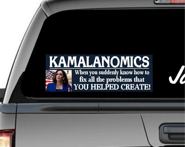 Kamalanomics Kamala Harris Bumper Sticker Harris Walz Trump 2024