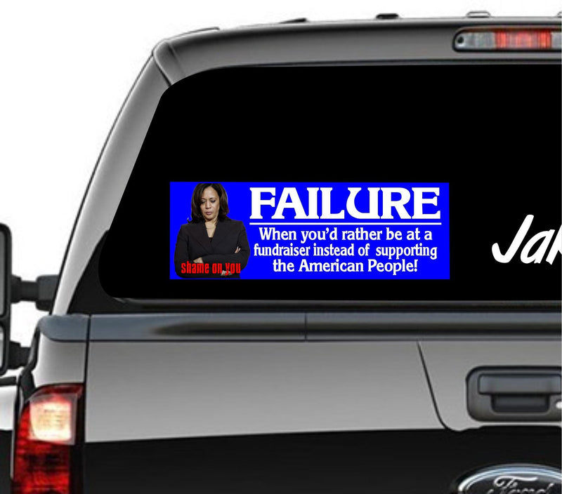 Kamala Harris Failure Bumper Sticker Supporting American People