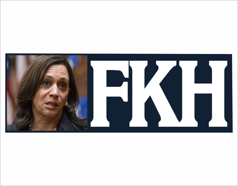 FKH Kamala Harris Bumper Sticker Harris Walz Trump 2024 MAGA Trump