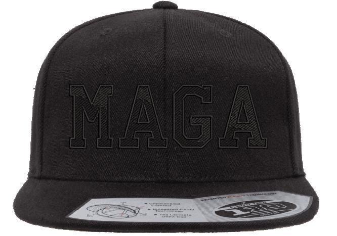 Dark MAGA Hat Make America Great Again Flex Fit 110F Snapback Hat