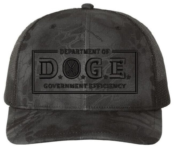 DOGE Hat Department of Government Efficiency Embroidered Richars. Snapback Hat