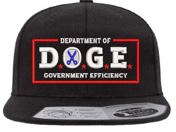 DOGE Hat Department of Government Efficiency Embroidered Flex Fit 110 Snapback