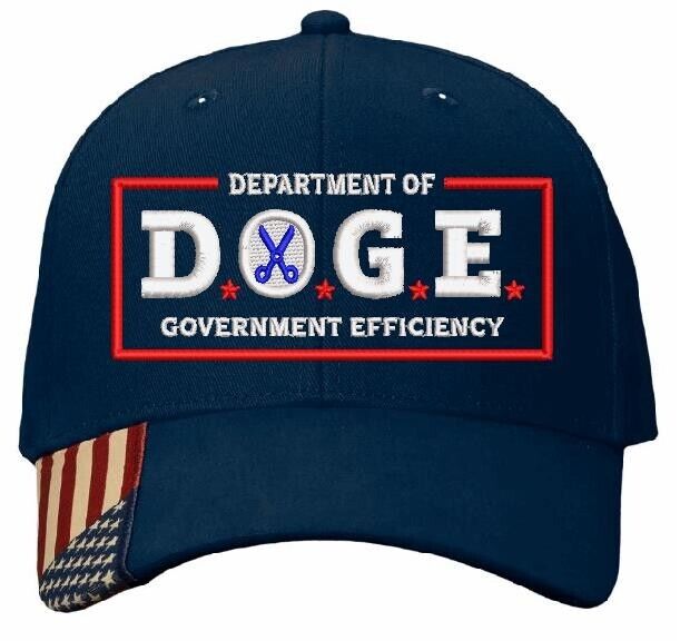 DOGE Hat Department of Government Efficiency Embroidered Trump Hat AM350 Hat