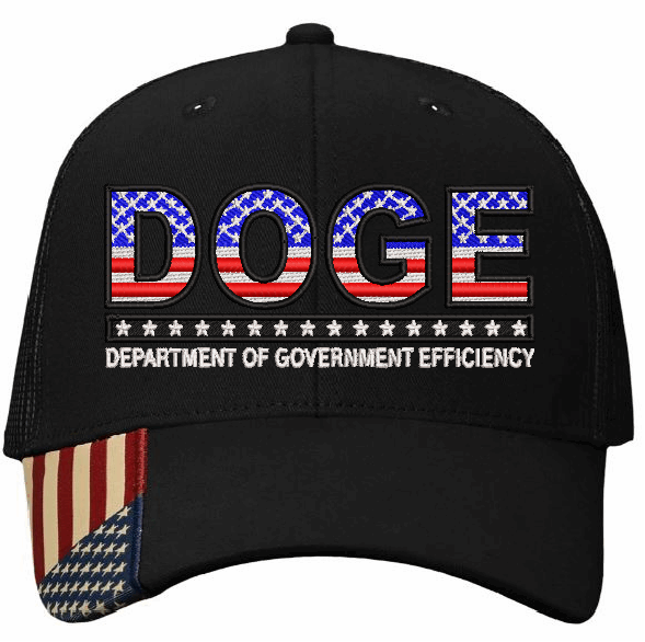 USA DOGE Hat Department of Government Efficiency Embroidered Trump Hat AM350