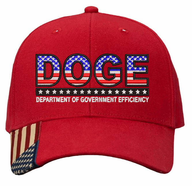 USA DOGE Hat Department of Government Efficiency Embroidered Trump Hat AM350