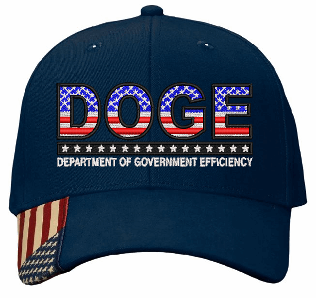 USA DOGE Hat Department of Government Efficiency Embroidered Trump Hat AM350