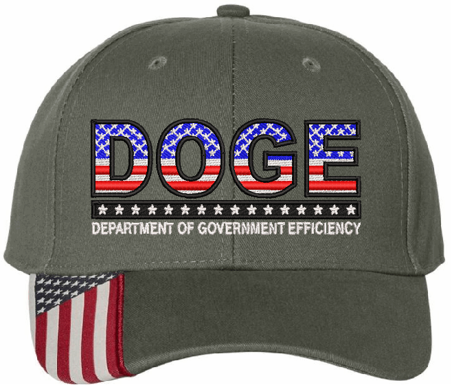 USA DOGE Hat Department of Government Efficiency Embroidered Trump Hat AM350