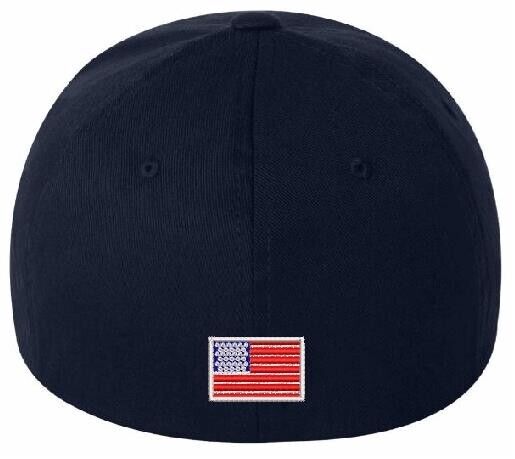 Trump 2025 LIBERATION DAY Flex Fit Fitted NAVY BLUE Embroidered Hat Trump Vance