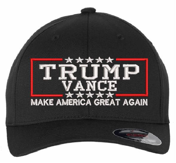 Trump Vance Hat 2024 Embroidered Hat - USA300 or Flex Fit