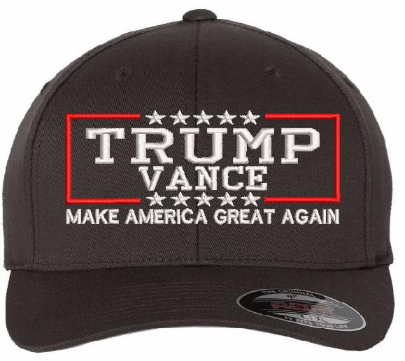 Trump Vance Hat 2024 Embroidered Hat - USA300 or Flex Fit