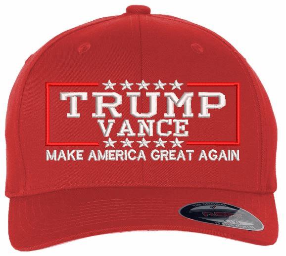 Trump Vance Hat 2024 Embroidered Hat - USA300 or Flex Fit