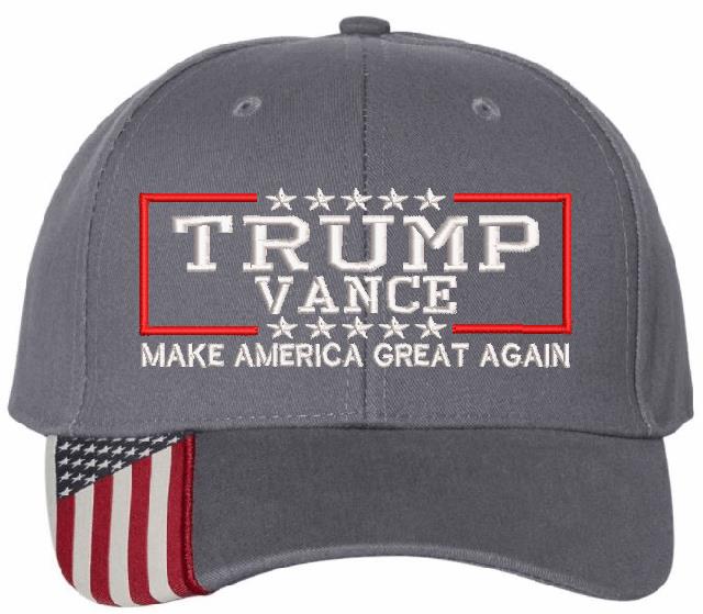 Trump Vance Hat 2024 Embroidered Hat - USA300 or Flex Fit