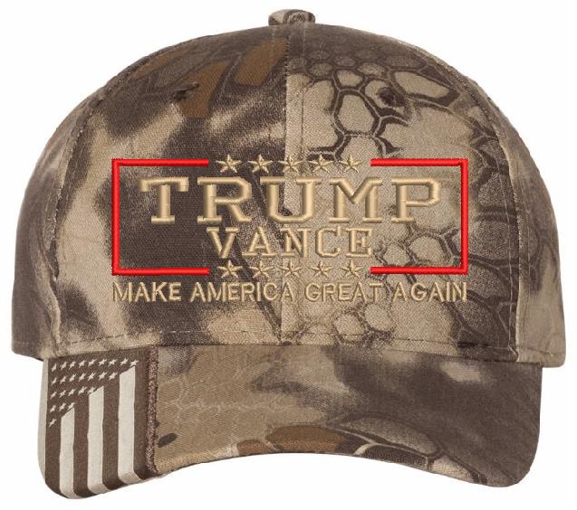 Trump Vance Hat 2024 Embroidered Hat - USA300 or Flex Fit