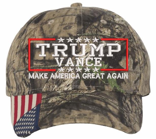 Trump Vance Hat 2024 Embroidered Hat - USA300 or Flex Fit