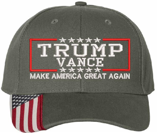 Trump Vance Hat 2024 Embroidered Hat - USA300 or Flex Fit