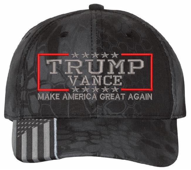 Trump Vance Hat 2024 Embroidered Hat - USA300 or Flex Fit