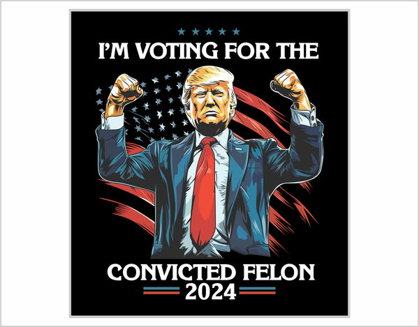 TRUMP Convict 45 "I'm Voting for a Convicted Felon"