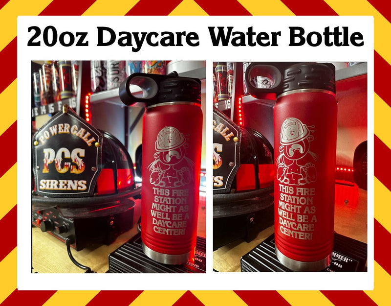 Firehouse Daycare 20oz Water Bottle Flash Sale