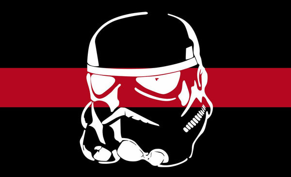 Thin Red Line Decal - STORMTROOPER Red Line Decal in Various Sizes