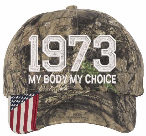 Pro Choice 1973 Hat (Embroidered USA300 Hat) Women's Rights Feminism Roe v Wade