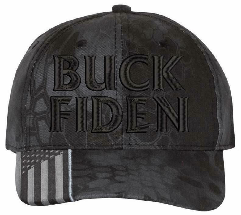 Anti Joe Biden B*CK FIDEN Adjustable Embroidered Hat - Various Color Options