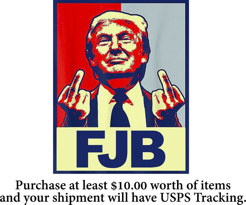 Let's go Brandon Decal - Trump Middle Finger F Joe Biden FU46 FJB  Various Sizes